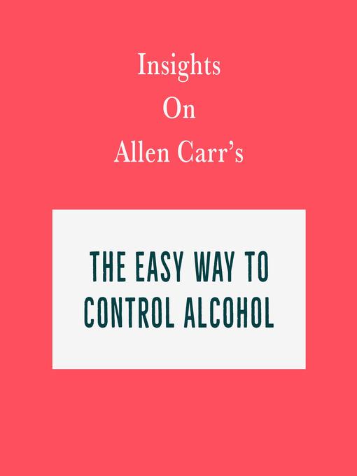 allen carr easyway to control alcohol allen carr easyway to control alcohol